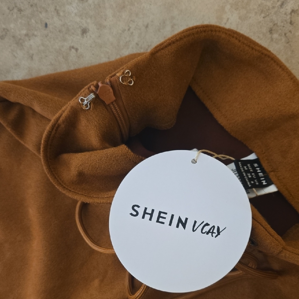 SHEIN Tan Flare Pants - Picture 3 of 6